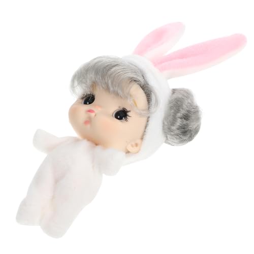 Abaodam Mini-babypuppe Gasthaus-spielzeugpuppe Realistische Babypuppen Für Mädchen Weiches Vinyl Puppenhaus Minifigur Plastikpuppe Mädchenspielzeug von Abaodam