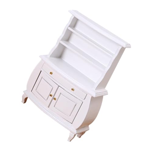 Abaodam Modell Puppenhaus Möbel Weiß Kleiner Schrank Dekorativer Miniatur Schrank für Puppenhaus Zimmer Abaodam Modell Puppenhaus Möbel Weiß Kleiner Schrank Dekorativer Miniatur Schrank für Puppenhaus Zimmer von Abaodam