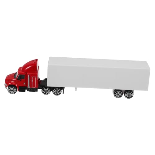 Abaodam Modellauto LKW Transporter Containertruck Modell mit Präziser Detailverarbeitung für Sammler und Jahren Amerikanisches Design aus Langlebiger Abaodam Modellauto LKW Transporter Containertruck Modell mit Präziser Detailverarbeitung für Sammler und Jahren Amerikanisches Design aus Langlebiger von Abaodam