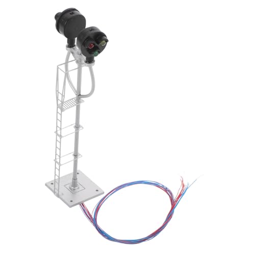Abaodam Modellbahn Signalleuchte Mini Ampel Ampel Signalleuchte Modellbahn Lichter Ampel Modelleisenbahn Lichter Signalleuchte Edelstahl von Abaodam