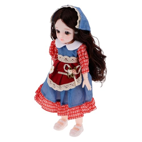 Abaodam Modepuppe kinderpuppe kinderspielzeug Kawaii-Puppen Anime-Puppen bjd Kugelgelenkpuppen Mini-Puppen Hofpuppen Gelenkpuppen für Mädchen Intelligentes Puppenmädchen Stoff von Abaodam