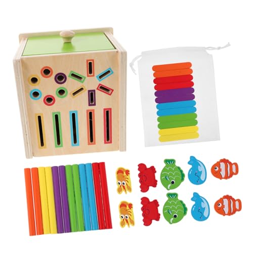 Abaodam Montessori Holzformensortierer Buntes Lernspielzeug für Kleinkinder Ab Jahren Fördert Farb Formenerkennung Kognitive Entwicklung Langlebiges Holzmaterial Pädagogisches Abaodam Montessori Holzformensortierer Buntes Lernspielzeug für Kleinkinder Ab Jahren Fördert Farb Formenerkennung Kognitive Entwicklung Langlebiges Holzmaterial Pädagogisches von Abaodam