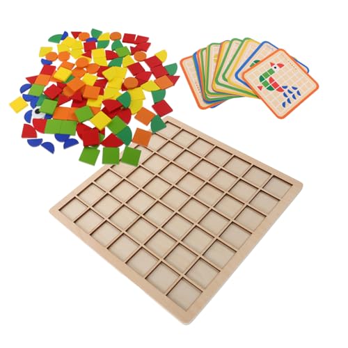 Abaodam Montessori Holzpuzzle Teilig Bunte Geometrische Formbausteine aus Sicherem Naturholz Fördert Logisches Entwicklung und Hand Auge Koordination Geeignet für Kindergarten und Abaodam Montessori Holzpuzzle Teilig Bunte Geometrische Formbausteine aus Sicherem Naturholz Fördert Logisches Entwicklung und Hand Auge Koordination Geeignet für Kindergarten und von Abaodam