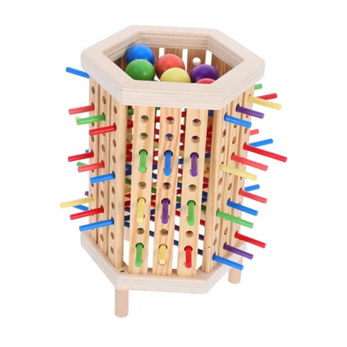 Abaodam Montessori Holzspielzeug Stapelspiel Pädagogisch Natürliches Holz Farbenerkennung Lernspiel für Kleinkinder Tragbar Vielseitig Eltern Junge Mädchen Spiel zur Feinmotorik und Abaodam Montessori Holzspielzeug Stapelspiel Pädagogisch Natürliches Holz Farbenerkennung Lernspiel für Kleinkinder Tragbar Vielseitig Eltern Junge Mädchen Spiel zur Feinmotorik und von Abaodam