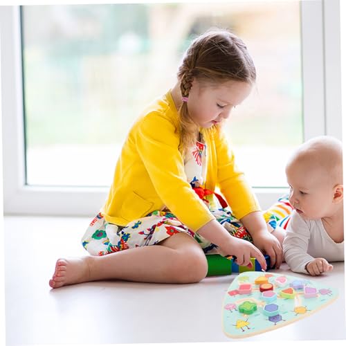 Abaodam Montessori Labyrinth aus Holz Handliches Lernspiel für Fördert Feinmotorik und Koordination Stressabbauendes Tragbares Tischspiel für Familien und Freunde von Abaodam