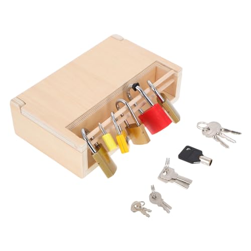 Abaodam Montessori Schloss und Schlüsselspielzeug Magnetisches Vorhängeschloss für Handwerkskunst Fördert Eltern Interaktion Vielfältige Herausforderungen Abaodam Montessori Schloss und Schlüsselspielzeug Magnetisches Vorhängeschloss für Handwerkskunst Fördert Eltern Interaktion Vielfältige Herausforderungen von Abaodam