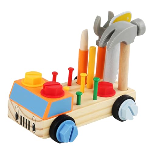 Abaodam Montessori Schraubendreher Brett für Hölzernuts Demontagespielzeug Feinmotorik Geeignet für Kleinkinder Ab Jahr Leicht und Gestaltet von Abaodam