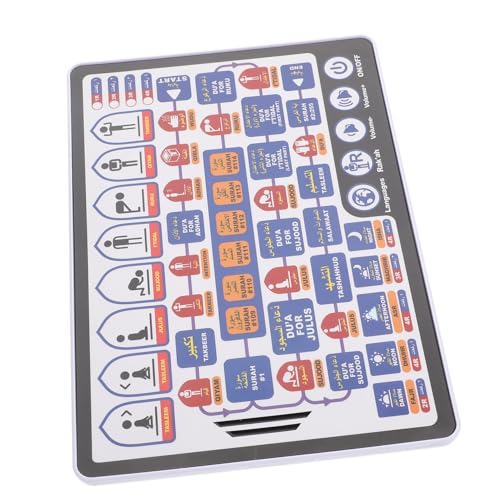 Abaodam Multifunktionale Arabisch Lernmaschine für Kleinkinder Interaktives Touch zur Frühen Bildung Fördert Kognitive Entwicklung und Feinmotorik Kindergarten Lernspielzeug Abaodam Multifunktionale Arabisch Lernmaschine für Kleinkinder Interaktives Touch zur Frühen Bildung Fördert Kognitive Entwicklung und Feinmotorik Kindergarten Lernspielzeug von Abaodam