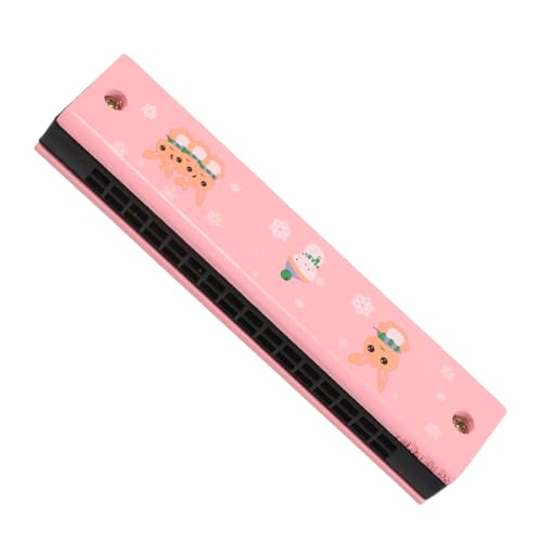 Abaodam Mundharmonika Musikspielzeug Instrument Kindermusik Mundharmonicas Für Rosa Holz von Abaodam