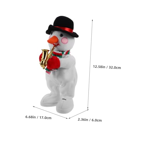 Abaodam Musikalische Elektrische Schneemann Plüschpuppe Tanzende Und Singende Weihnachtsdekoration Festliche Zu Hause von Abaodam