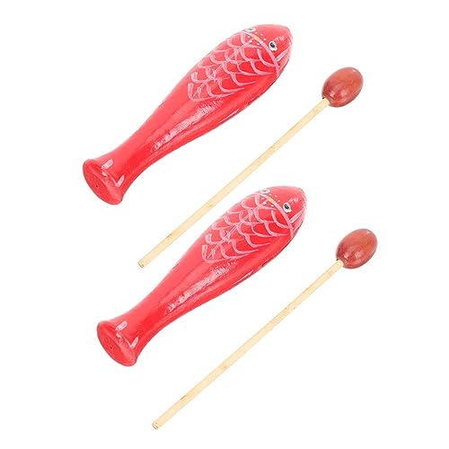 Abaodam Musikinstrument mit zartem Fisch-Design, für sicheres High-End-Rhythmusinstrument zum Lernen und Entwickeln von Musik, 2 Paar Abaodam Musikinstrument mit zartem Fisch-Design, für sicheres High-End-Rhythmusinstrument zum Lernen und Entwickeln von Musik, 2 Paar von Abaodam