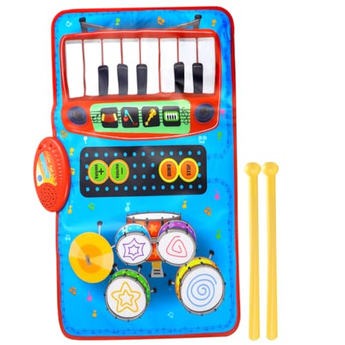Abaodam Krabbeldecke Klaviertasten Jungen Und Mädchen Musikmatte Klaviermatte Baby Vorschulspielzeug Interaktive Pädagogische Spielmatte von Abaodam
