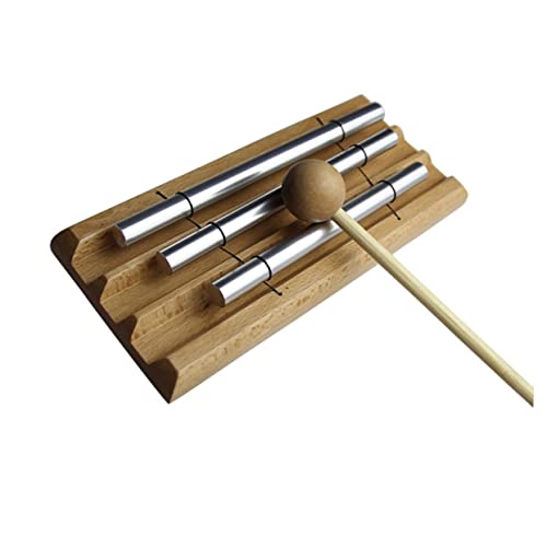 Abaodam Musikspielzeug Trio Glockenspiel aus Holz für Metallrohren Exquisites Meditationsspielzeug für Kleinkinder Stabiler Halt und Entspannender für Kreatives Abaodam Musikspielzeug Trio Glockenspiel aus Holz für Metallrohren Exquisites Meditationsspielzeug für Kleinkinder Stabiler Halt und Entspannender für Kreatives von Abaodam