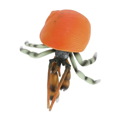 Abaodam Nautilus-Modell kinderspielzeug für Krabbenmodell Pädagogisches Simulation Einsiedlerkrebsfiguren gefälschtes Einsiedlerkrebs- PVC von Abaodam