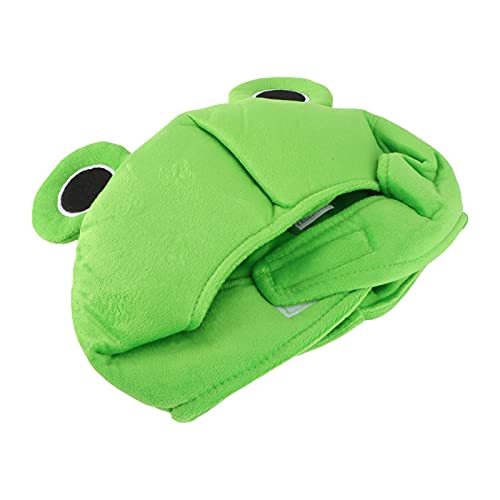 Abaodam Niedliche Plüsch-Froschmütze, Kappe, Ohren, Winter-Skimütze, volle Kopfbedeckung, für Halloween, Karneval, Weihnachten, Kostüm, Cosplay, Party Abaodam Niedliche Plüsch-Froschmütze, Kappe, Ohren, Winter-Skimütze, volle Kopfbedeckung, für Halloween, Karneval, Weihnachten, Kostüm, Cosplay, Party von Abaodam