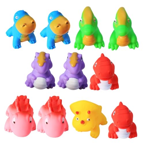Abaodam Quietschendes Dinosaurier-badespielzeug-Set 12-teilig Baby-badespielzeug Badepool-Spielzeug Für Kinder von Abaodam