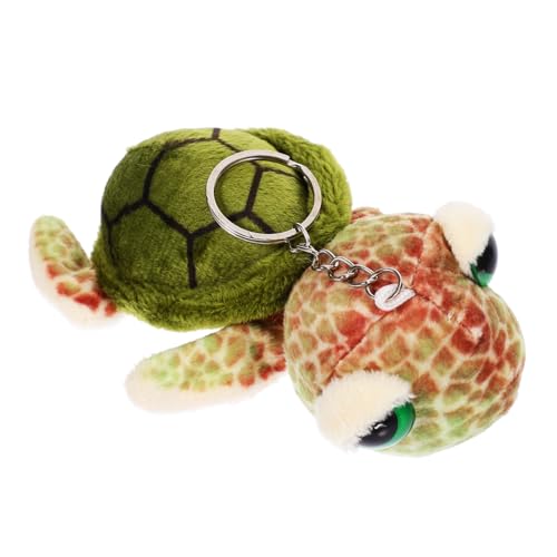 Abaodam Niedlicher Plüsch Schlüsselanhänger Schildkröte Charmante Dekoration für Taschen Rucksäcke Weiches Tierdesign für und Veranstaltungen Grün von Abaodam