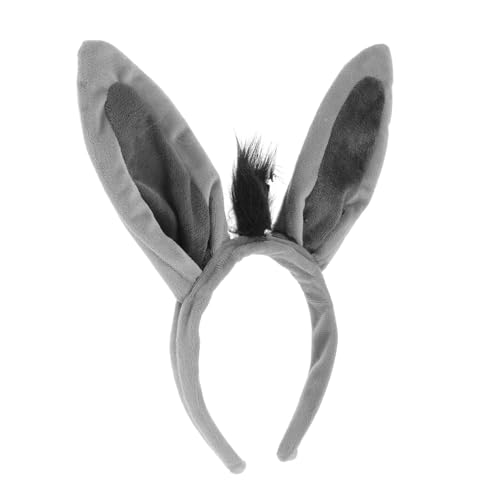 Abaodam Niedliches Eselsohren Haarreif aus Weichem Leicht und Bequem für Kostüm und Cosplay Partys Halloween Maskenbälle Vielseitiges Tier Accessoire für Erwachsene von Abaodam
