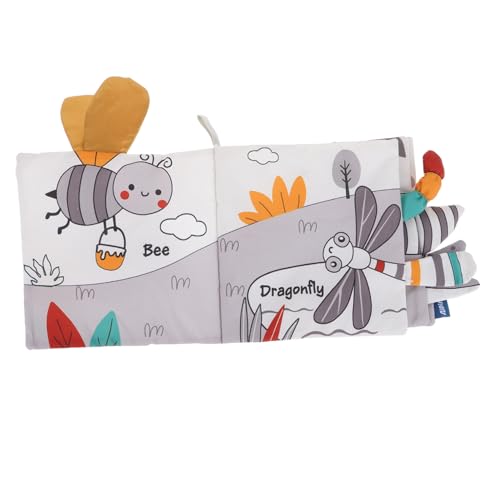Abaodam Nordisches Windschweif-Stoffbuch dreidimensionale Bücher Stilvoller Bucheinbandstoff Buchschutzbeutel zarter Buchschutz Babyspielzeug fleißiges Buch, Badebuch Tuch Light Grey Abaodam Nordisches Windschweif-Stoffbuch dreidimensionale Bücher Stilvoller Bucheinbandstoff Buchschutzbeutel zarter Buchschutz Babyspielzeug fleißiges Buch, Badebuch Tuch Light Grey von Abaodam