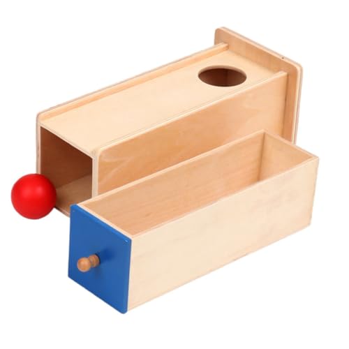 Abaodam Pädagogisches Sensorisches Holzspielzeug - Imbucare Box - Box Für Babys & Kleinkinder Sicheres Naturholzspielzeug von Abaodam