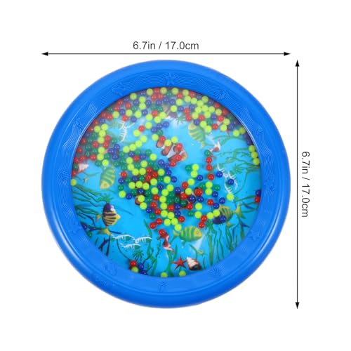 Abaodam Ocean Wave Drum für Haushalt Langlebiges Musikinstrument mit Meereswellenklang Fördert Handkoordination und Musikinteresse für Kindergarten und Spielzeit Blau von Abaodam