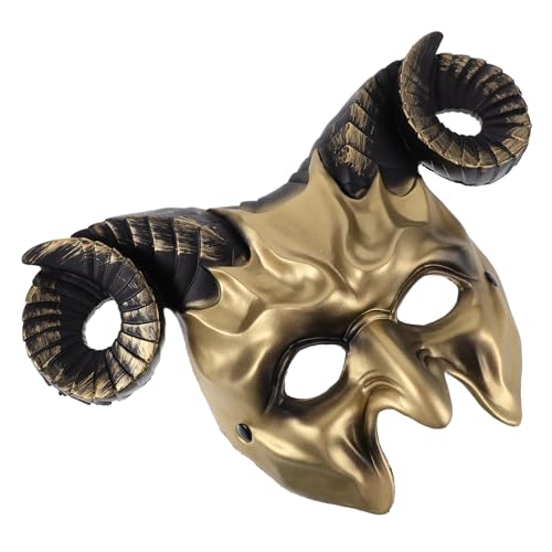Abaodam Ox Horn Maske für Halloween Kostüm Lustige Party Maske aus PU für Karneval Cosplay und Feierlichkeiten Bequem und Leicht zu Tragen Gruselige Deko für Feste Abaodam Ox Horn Maske für Halloween Kostüm Lustige Party Maske aus PU für Karneval Cosplay und Feierlichkeiten Bequem und Leicht zu Tragen Gruselige Deko für Feste von Abaodam
