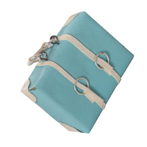 Abaodam Puppenhaus Koffer Set - Mini Koffer Spielzeug Mini Mini Koffer -szenenschmuck Puppen Reisekoffer von Abaodam