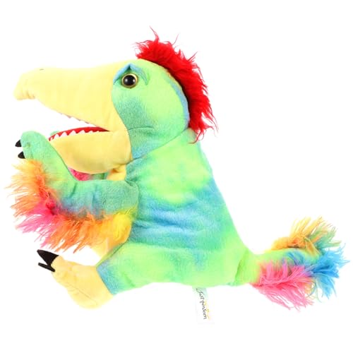 Abaodam Pädagogische Dinosaurier-Handpuppe für Cartoon-Fingerpuppe für Geschichtenzeit und Rollenspiel-Material für Aktivitäten von Abaodam