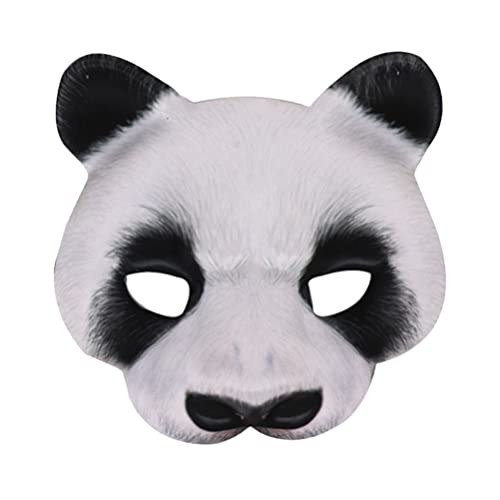 Abaodam Halloween Panda Maske Erwachsene Cosplay Prop Tiermaske Maskerade für Männer Frauen Jungen und Mädchen von Abaodam