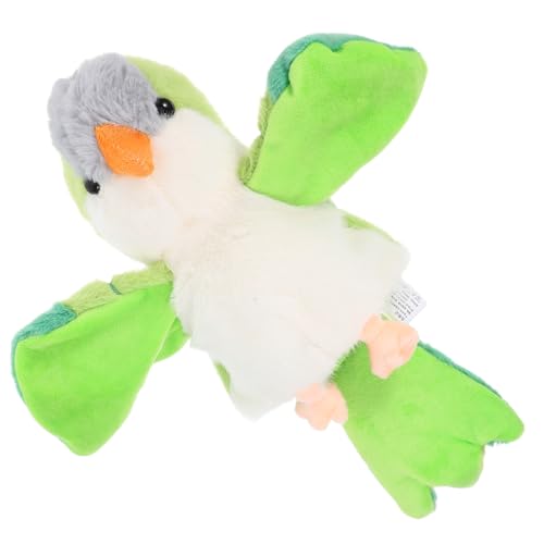 Abaodam Tier Handpuppe Papagei Aus Weichem Plüsch Für Junge Mädchen Spielzeug Zum Geschichtenerzählen Und Kreativen Rollenspielen Fördert Ausdruck Und Fantasie von Abaodam