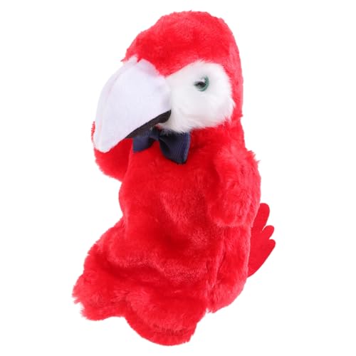 Abaodam Papageienpuppe Spielpuppe Mit Beweglichem Mund Handpuppe Partygeschenk Tierpuppe Partyzubehör Kinderzubehör Performance Requisite Plüsch von Abaodam