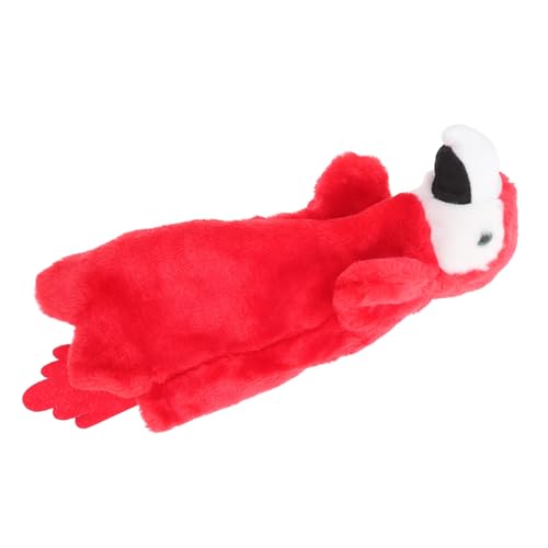 Abaodam Papageienpuppe handpuppe papagei interaktives knuddelig Puppen Interaktives Eltern-Kind- entzückende Handpuppe Baumwolle rot von Abaodam