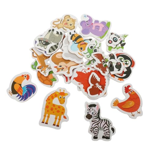Abaodam Papierpuzzle für Ab Jahren Teiliges Lernspielzeug mit Cartoon Tier Motiven Pädagogisches Vorschulspiel Motorik und Logischem Abaodam Papierpuzzle für Ab Jahren Teiliges Lernspielzeug mit Cartoon Tier Motiven Pädagogisches Vorschulspiel Motorik und Logischem von Abaodam