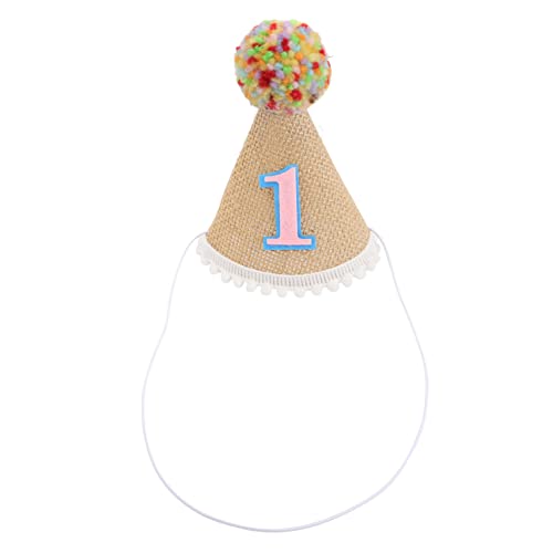 Abaodam Partyhut Für Geburtstage Satinhut Hut Für Die Feier Zum Ersten Geburtstag Mädchenhut Babyspielzeug Partyhüte Babyschleifen Beanie Gastgeberdeckel Digitalhut Kinderhüte von Abaodam