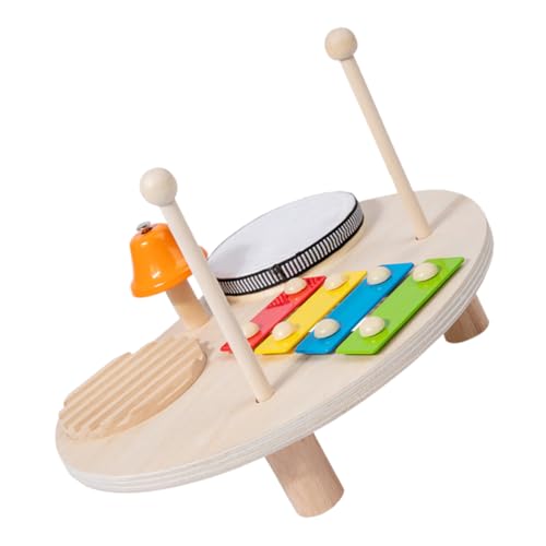 Abaodam Percussion Holz Xylophon und Schlagzeug für Frühkindliche Bildung Sicheres und Langlebiges Musikinstrument für Jungen für Partys und Kreative Spiele Abaodam Percussion Holz Xylophon und Schlagzeug für Frühkindliche Bildung Sicheres und Langlebiges Musikinstrument für Jungen für Partys und Kreative Spiele von Abaodam