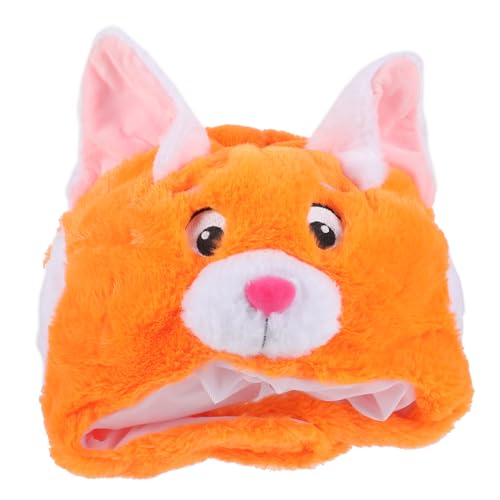 Abaodam Performance-Hut Plüsch Fisch Schutzhelm Sombrero halloween kopfschmuck halloween kopfbedeckung halloween clothes tiermütze Partykostüm Hut Halloween-Accessoires Stoff von Abaodam