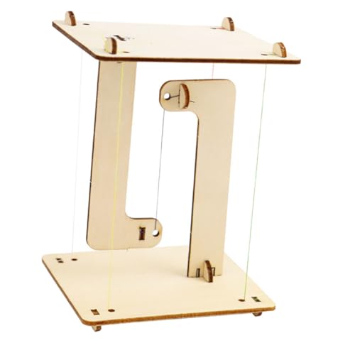 Abaodam Physikspielzeug für Erwachsene holzspielzeug physikalisches Wissenschafts-Kit Holzbearbeitungssets für Wissenschaftliche Gadgets Baukasten hölzern Beige von Abaodam