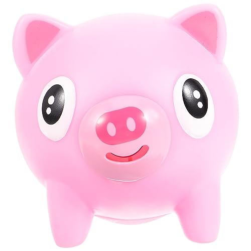 Abaodam Pig Squeeze Toys Vent Decompression Stress Toys Funny Rubber Sensory Ball Toy Tongue Squeaky Doll Animal Relievers Stick Out Slow Rising Game for Christmas Birthday Gifts von Abaodam