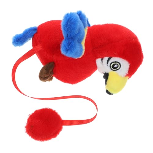 Abaodam Piraten-Rollenspiel Piratenkostüm Für, Papageienspielzeug Kreative Vogelverzierung Plüsch-vogelpuppe Ausgestopftes Papageienmodell Piratenvogel Auf Der Schulter Pp Baumwolle von Abaodam