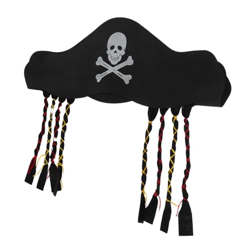 Abaodam Realistischer Geflochtener Piratenhut Für Erwachsene Piratenperücke Hut Aus Kunsthaar Für Halloween-karnevalskostüme Abaodam Realistischer Geflochtener Piratenhut Für Erwachsene Piratenperücke Hut Aus Kunsthaar Für Halloween-karnevalskostüme von Abaodam