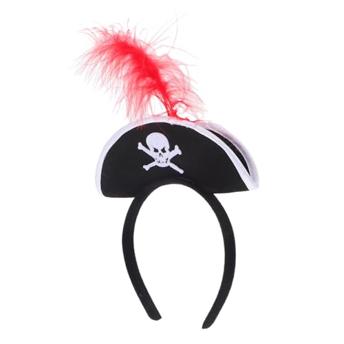Abaodam Piratenhut Mit Kopfband Detailreiches Piratenkostüm Zubehör Für Halloween Kostümpartys Und Rollenspiele Authentisches Design Für Unvergessliche Feiern von Abaodam