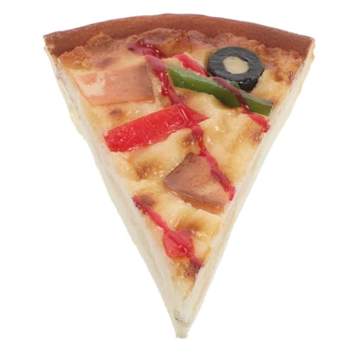 Abaodam Echtes Plastikhandwerk Pizzastück Modell Spiellebensmittel Pizza Spielzeug Set Dekorative Wohnkultur von Abaodam