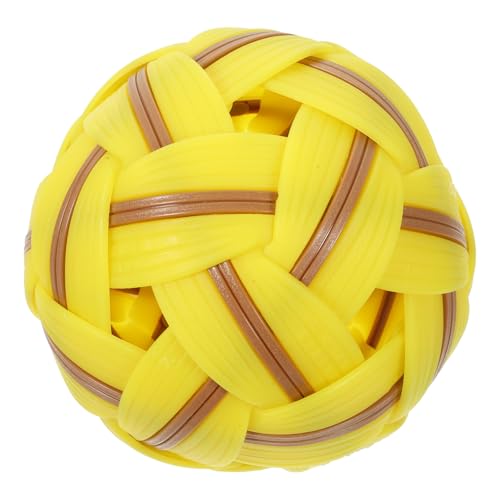 Abaodam Plastik Fußballspielzeug für Vintage Woven Ball Robustes Sportspielzeug mit Tragetasche für Outdoor Aktivitäten Fördert Historische Kultur und von Abaodam
