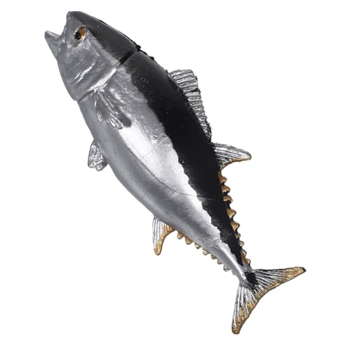 Abaodam Plastik Thunfisch Modell Tierfigur Realistische Simulation Dekoration Lernspielzeug Aquarium Deko Lebensecht Robust Langlebig von Abaodam