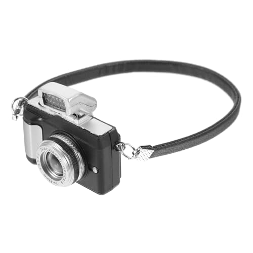 Abaodam Plastikkamera Ornament für Puppenhaus Figur für Vitrinendekor Robustes für Junge Sicher und Hautfreundlich Fotorequisite für Kreative Miniwelten von Abaodam