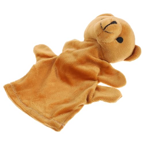 Abaodam Plüsch Bären Handpuppe Interaktives Geschichtenerzählen für Fördert Sprache Kreativität und Eltern Junge Mädchen Interaktion Braun von Abaodam