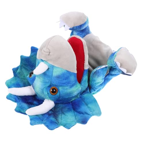 Abaodam Plüsch Dinosaurier Handpuppe für Weiches Kuscheltier Interaktives Eltern Junge Mädchen Kreativität und Feinmotorik Leicht und Tragbar Geburtstagsgeschenk von Abaodam
