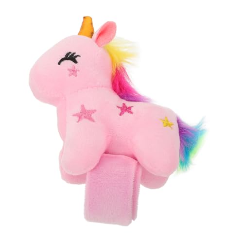 Abaodam Plüsch Einhorn Slap Armband Kuscheliges Cartoon Handgelenkband Weiches Bequemes Party von Abaodam
