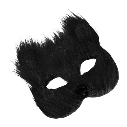 Abaodam Plüsch Fuchs Halbgesichtsmaske Karneval Kostümmaske Wiederverwendbar Realistisches Design Weiches Material Damen Party Halloween Tiermaske Abaodam Plüsch Fuchs Halbgesichtsmaske Karneval Kostümmaske Wiederverwendbar Realistisches Design Weiches Material Damen Party Halloween Tiermaske von Abaodam