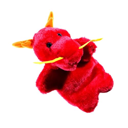 Abaodam Plüsch-Handpuppe Drache kinderdrache -Drachen Langlebige Handpuppe Geschichten erzählen Handpuppe Lustige Handpuppe Tierpuppe tierische Handpuppe Cartoon-Handpuppe rot Abaodam Plüsch-Handpuppe Drache kinderdrache -Drachen Langlebige Handpuppe Geschichten erzählen Handpuppe Lustige Handpuppe Tierpuppe tierische Handpuppe Cartoon-Handpuppe rot von Abaodam